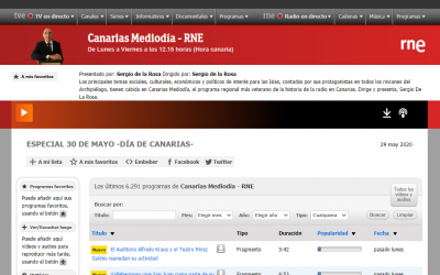 Programa especial de Canarias Mediodía – RNE