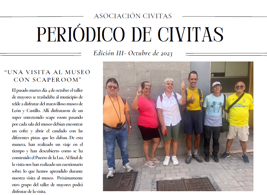 Tercera edición del periódico de CIVITAS